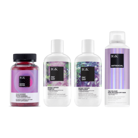 IGK hair care hotsell bundle