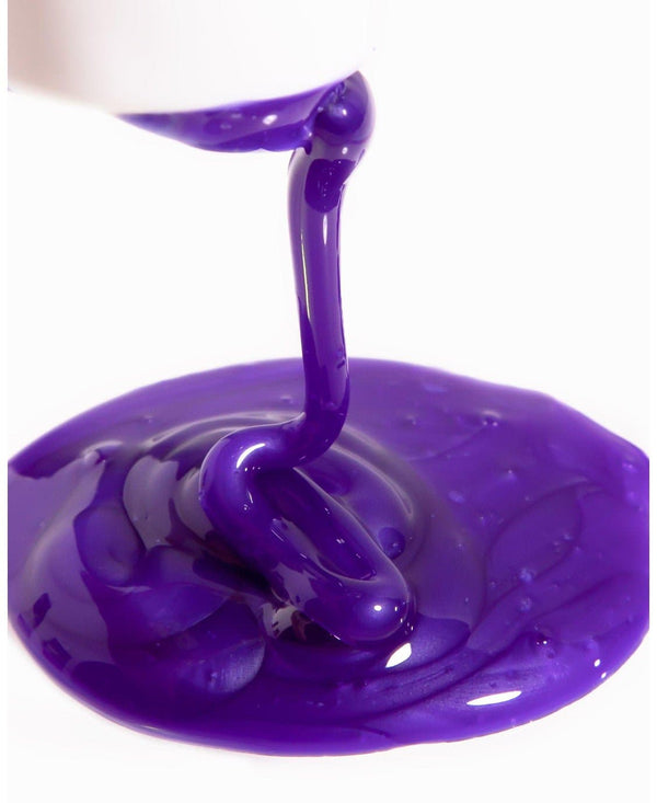 a close-up of a purple liquid
