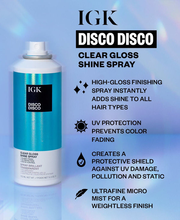 a white and blue spray can with black text