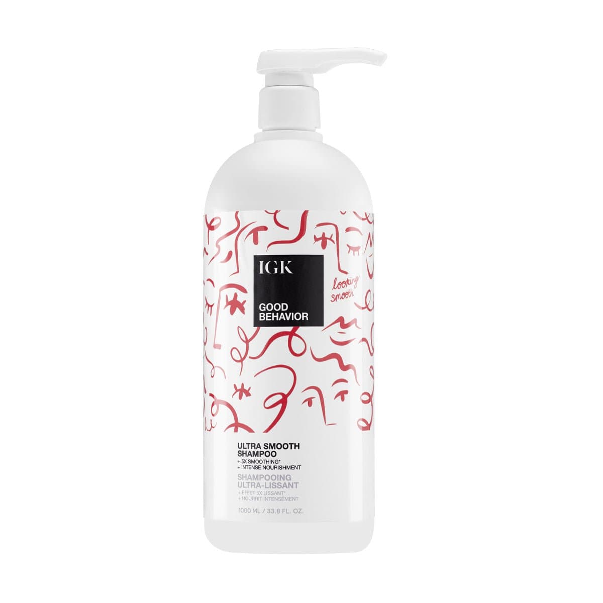 Good Behavior Ultra Smooth Shampoo Liter IGK Hair