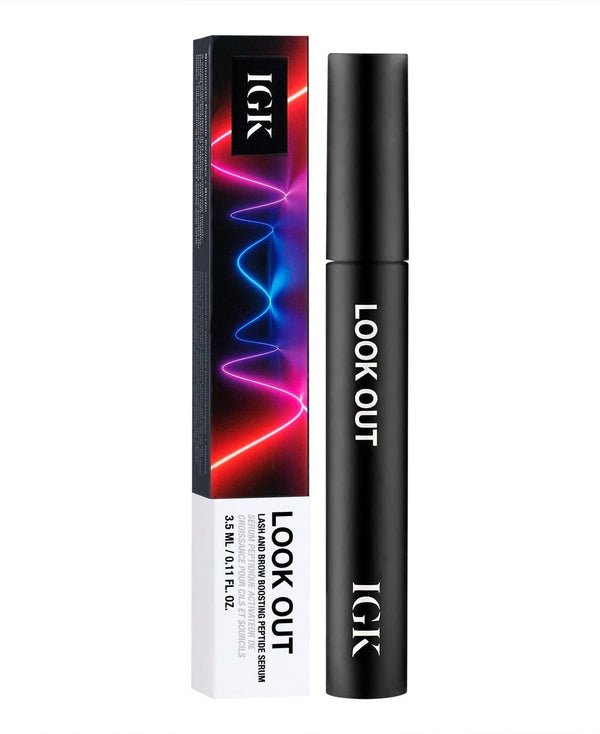 a black mascara tube with a white label