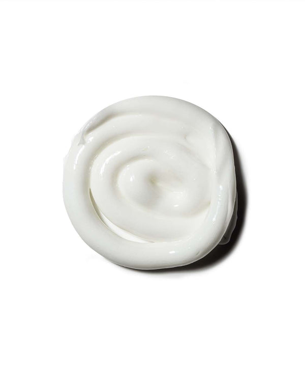 a white swirl of cream